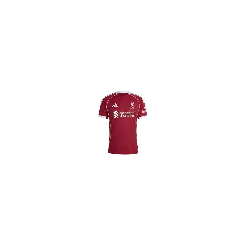 Maillot Domicile Liverpool FC 2025/26 – Rouge & Blanc