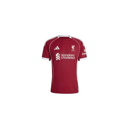 Maillot Domicile Liverpool FC 2025/26 – Rouge & Blanc