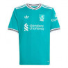 Maillot Third Liverpool FC 2025/26 – Vert mer & Blanc